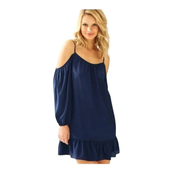 ✨Lilly Pulitzer Candice‎ Silk Dress - Picture 1 of 8